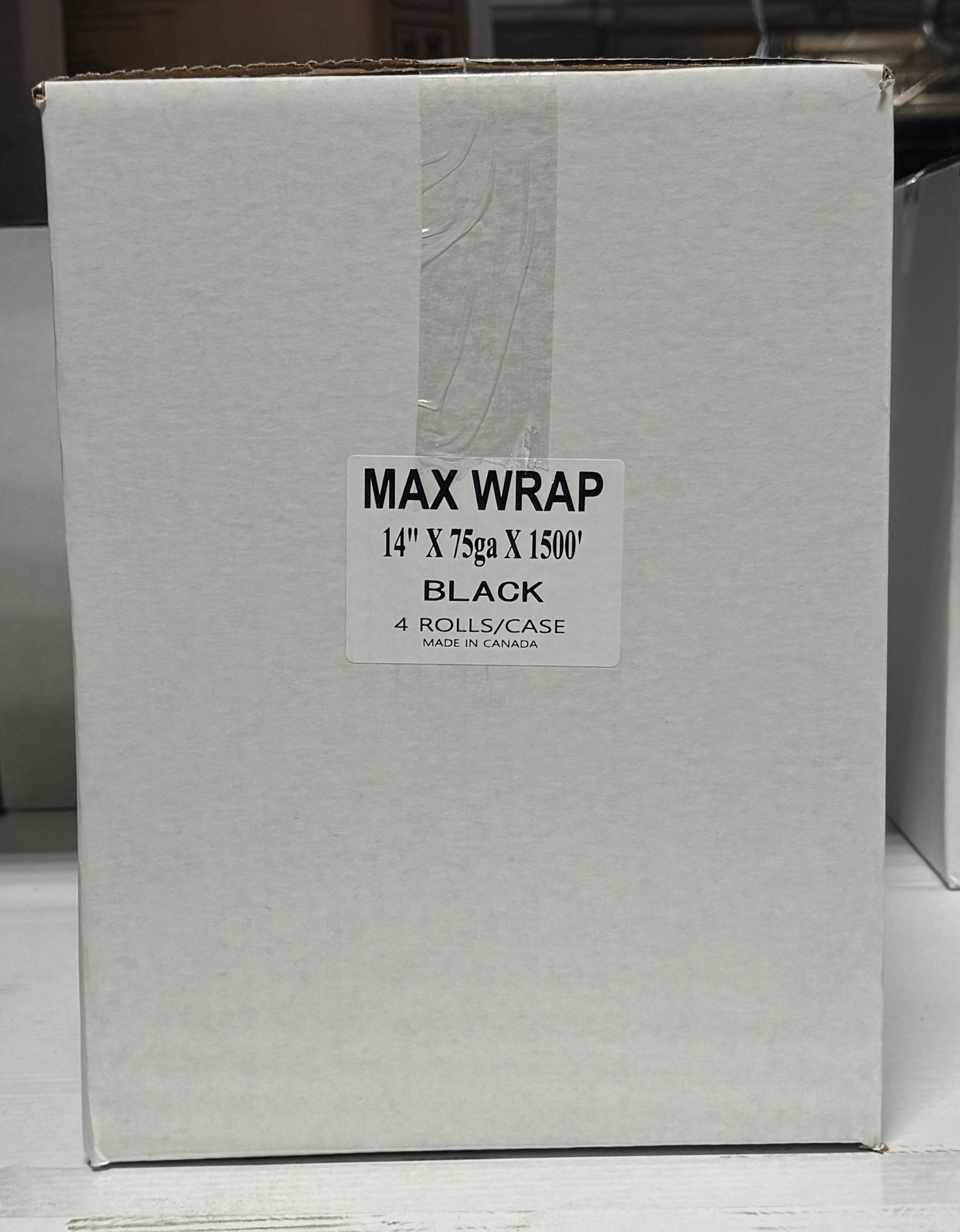 Pallet Wrap 14" x 75ga x 1476' BLACK