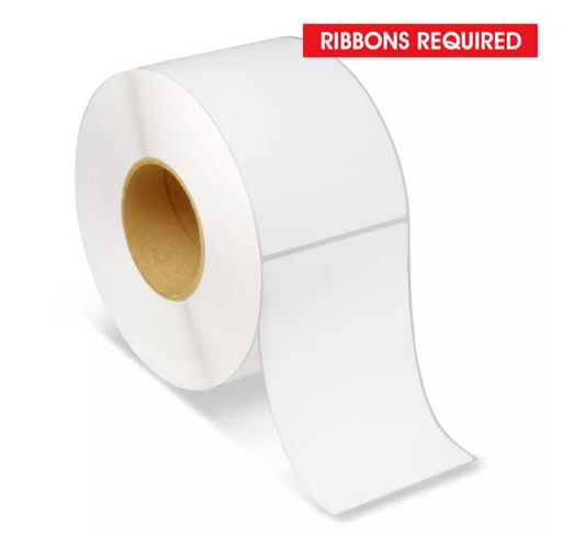 Thermal Transfer Labels - 4 x 6", Ribbons Required