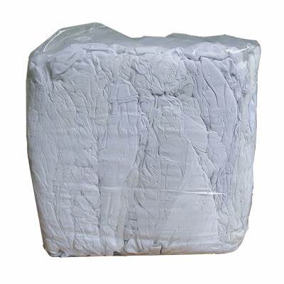 Rags Tshirt White 25lb/bdl